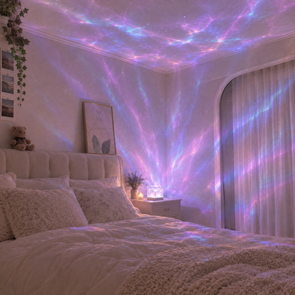 Proyector LED de cielo estrellado con mando