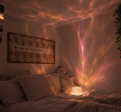 Proyector LED de cielo estrellado con mando