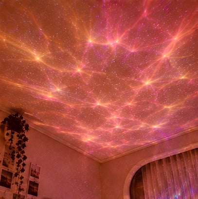 Proyector LED de cielo estrellado con mando