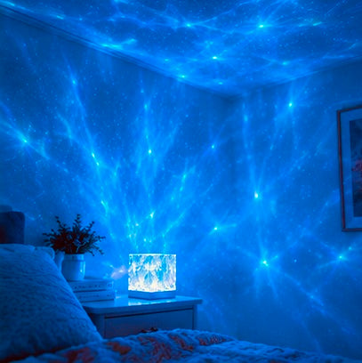 Proyector LED de cielo estrellado con mando
